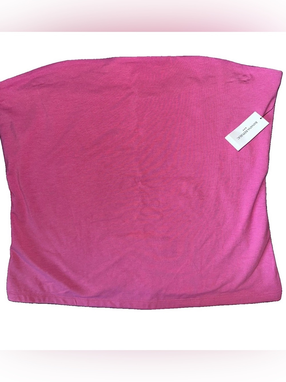 Banana Republic Pink Strapless Crop Top